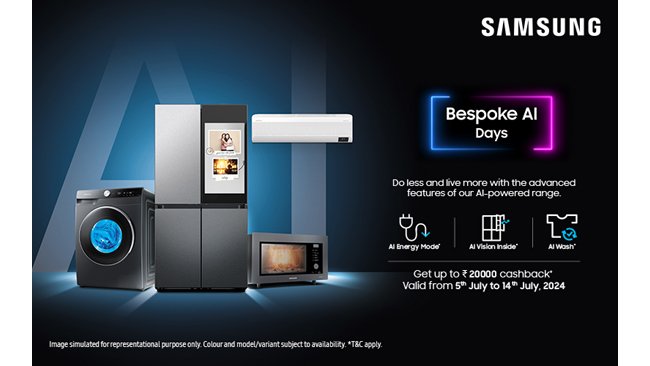 Samsung Unveils ‘Bespoke AI Days’ Offers on AI-Powered Digital Appliances