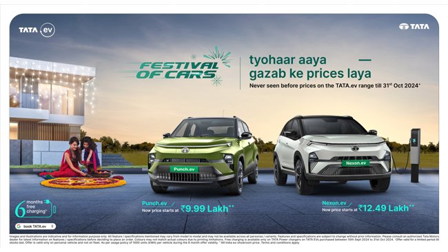 TATA.ev celebrates ‘Festival of Cars’ with amazing prices on EVs