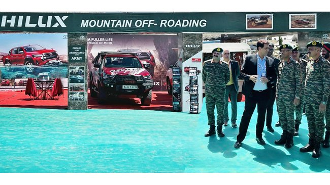 Toyota Kirloskar Motor Showcases Special-Purpose Iconic Hilux at Himtech 2024