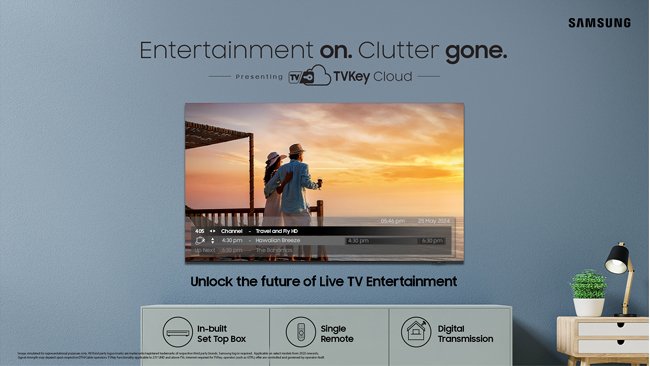 Samsung’s TVKey Cloud Technology Redefines Home Entertainment Experience in India