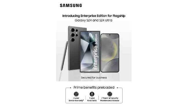 Samsung launches Enterprise Edition Flagship Galaxy S24 Ultra and Galaxy S24 Smartphones for Corporate Users in India