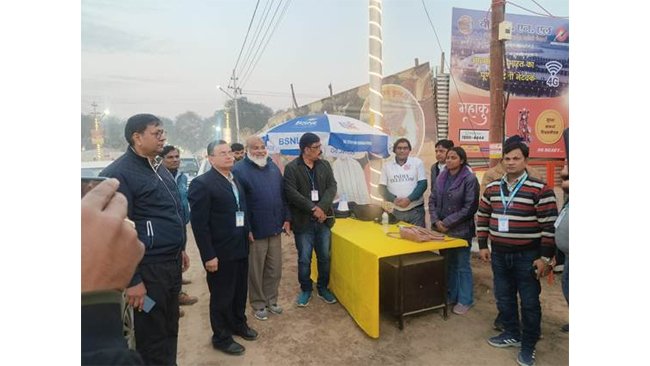 BSNL’s uninterrupted Communication Services providing relief to pilgrims and security forces at the Mahakumbh 2025 in Prayagraj
