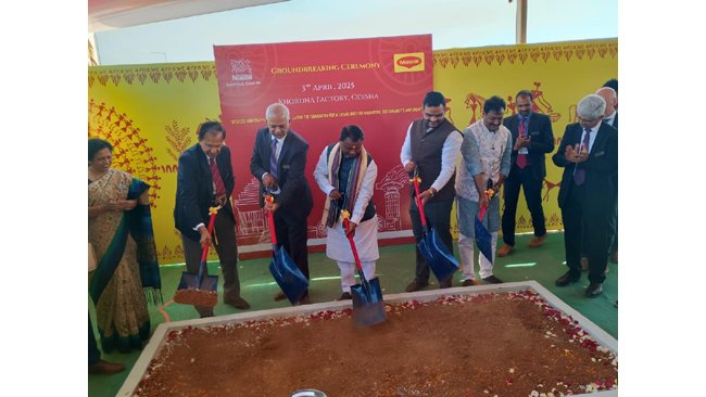 Hon’ble CM of Odisha, Shri Mohan Charan Majhi, carries out groundbreaking of Nestlé India’s upcoming factory in the state