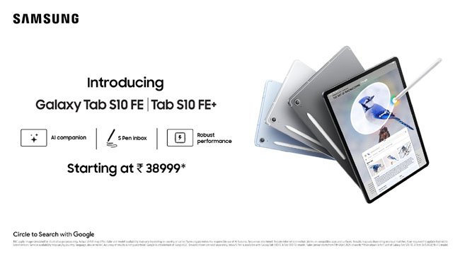 Samsung Galaxy Tab S10FE Series Goes on Sale in India with Exciting Introductory Offers