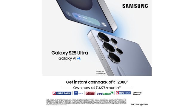 Samsung Announces Special Offers on Galaxy S25 Ultra in India