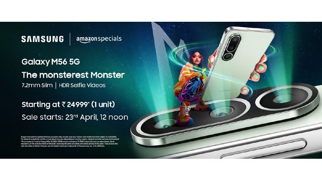 Samsung Launches Galaxy M56 5G, Segment’s Slimmest Smartphone in India