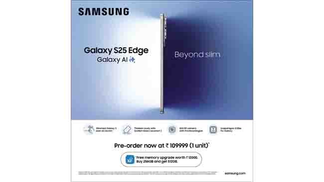 Samsung Announces Early Deliveries of Galaxy S25 Edge in India