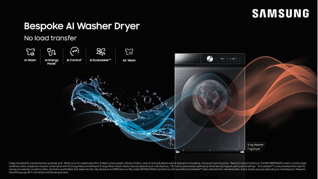 Samsung Launches New Bespoke AI Washer Dryer Range to Deliver Smarter, Faster and Convenient Laundry for Modern Indian Homes