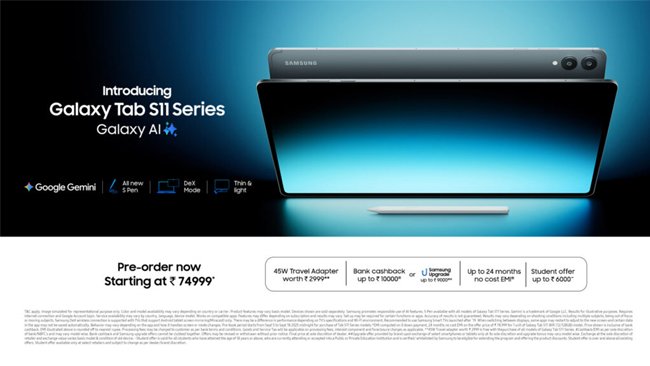 Samsung Launches Galaxy Tab S11 Series with Redesigned S Pen and Enhanced Samsung DeXExperience