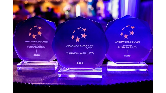 Turkish Airlines Received the World Class Award from APEXfor the Fifth Time