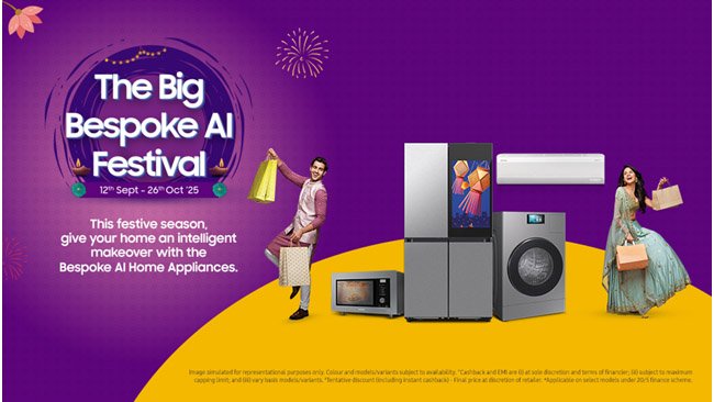 Samsung Brings ‘Big Bespoke AI Festival’ with Never-Before-Seen Deals, Cashback & Rewards on Bespoke AI Appliances