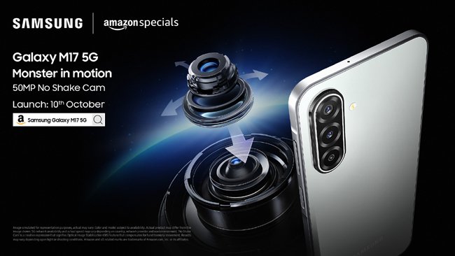 Galaxy M17 5G with 50MP OIS Triple Camera, Slim & Durable Body to Launch This Week