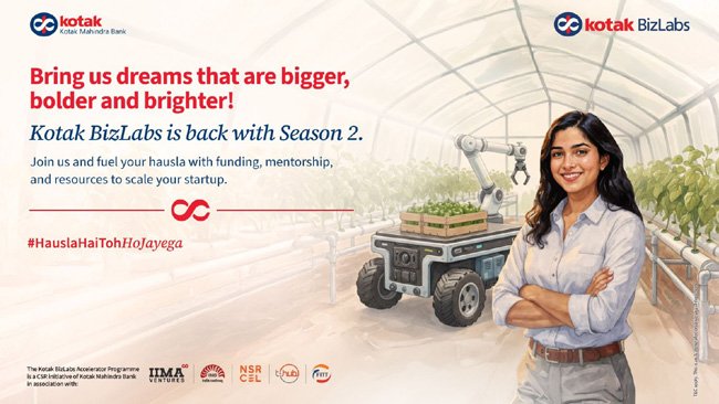 Kotak BizLabs Launches Season 2 to Empower 75+ Audacious Startups Across India