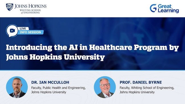 johns-hopkins-university-collaborates-with-great-learning-to-launch-ai-in-healthcare-program