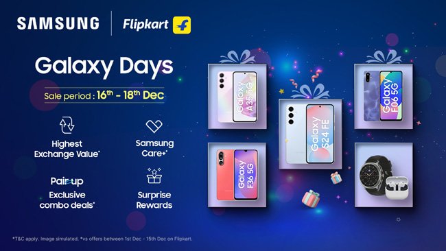 Samsung Unveils Galaxy Days on Flipkart Offering Exclusive Benefits