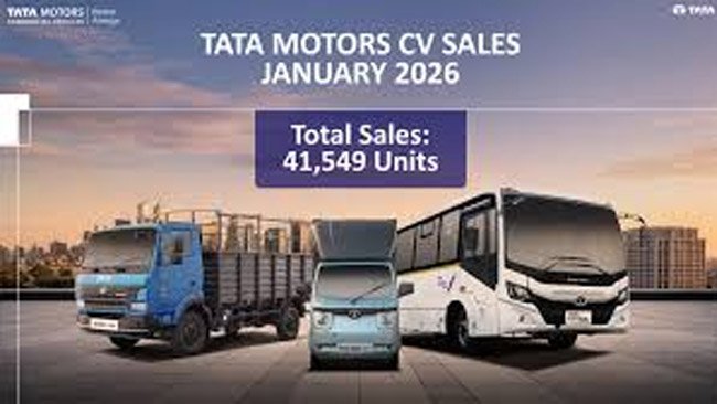 tata-motors-registered-total-sales-of-41-549-commercial-vehicle-units-in-january-2026