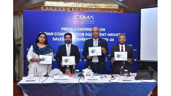 indian-construction-equipment-industry-demonstrates-resilience-in-fy26-exports-surge-31-5-infrastructure-execution-slowdown-led-to-7-degrowth-in-the-domestic-demand