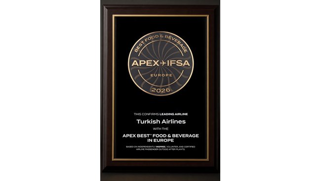 turkish-airlines-wins-2026-apex-best-food-beverage-in-europe-award-for-the-fifth-time