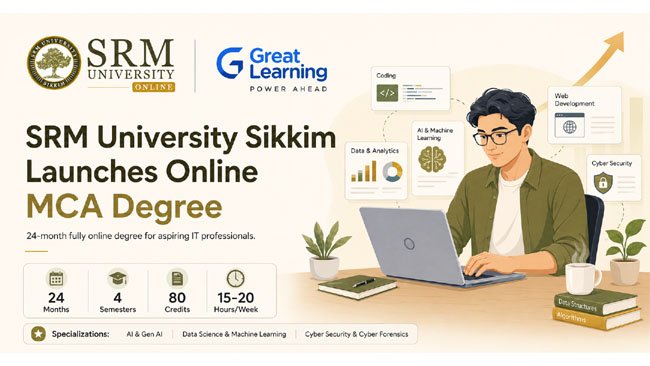 srm-university-sikkim-invites-applications-for-online-mba-mca-bba-and-bca-programmes