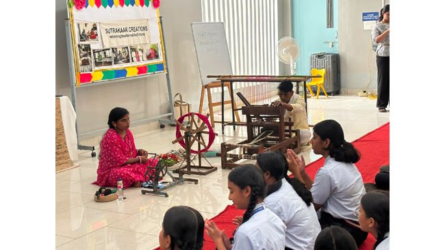 ryan-edunation-school-marks-national-handloom-day-with-interactive-workshop